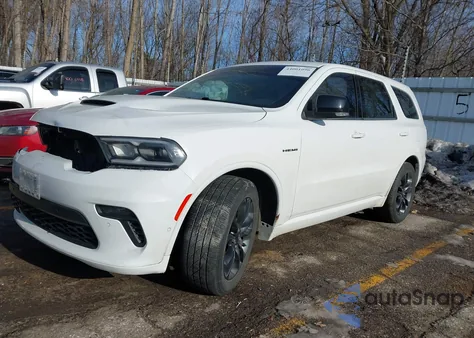 2021 Dodge Durango R/T Awd z USA, uszkodzony, nr VIN 1C4SDJCT0MC750642